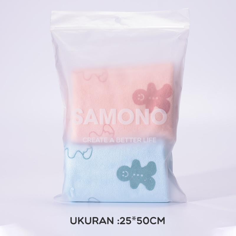 Samono ST40 Kain Lap Handuk Washlap Tangan Anak Lucu Microfiber 2pcs