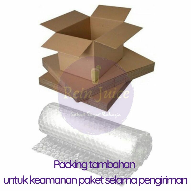 

PACKING TAMBAHAN BUBBLE WRAP + KARDUS