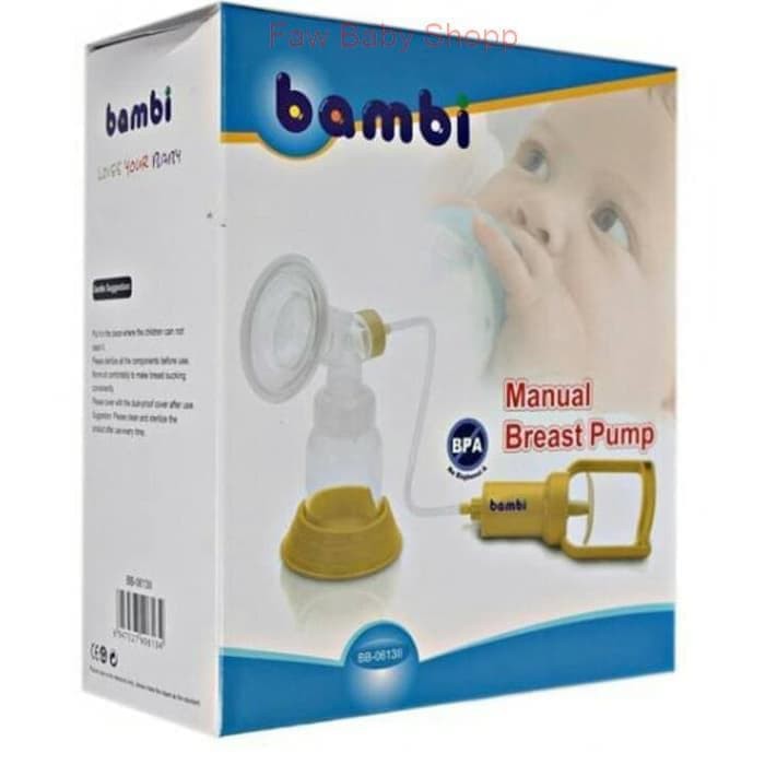 Bambi Manual Breast Pump/Pompa ASI Manual Ibu dan bayi 0613