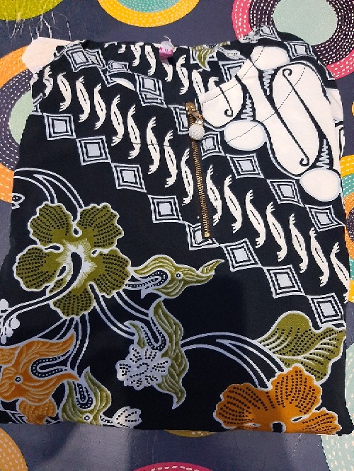 Fatma Maxi - Dress Wanita Batik Gamis  Lemonskin Fit To Xl