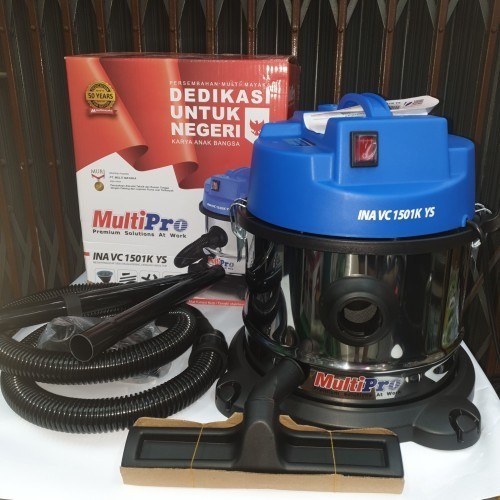 Vacum Cleaner MULTIPRO INA VC1501K YS 15 Liter 3 in 1 Vakum Sedot Tiup Debu