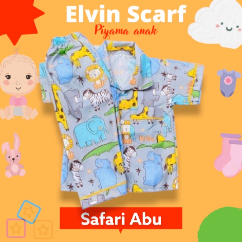 PIYAMA ANAK/BAJU TIDUR ANAK 1-5 Tahun M L XL piyama Karakter