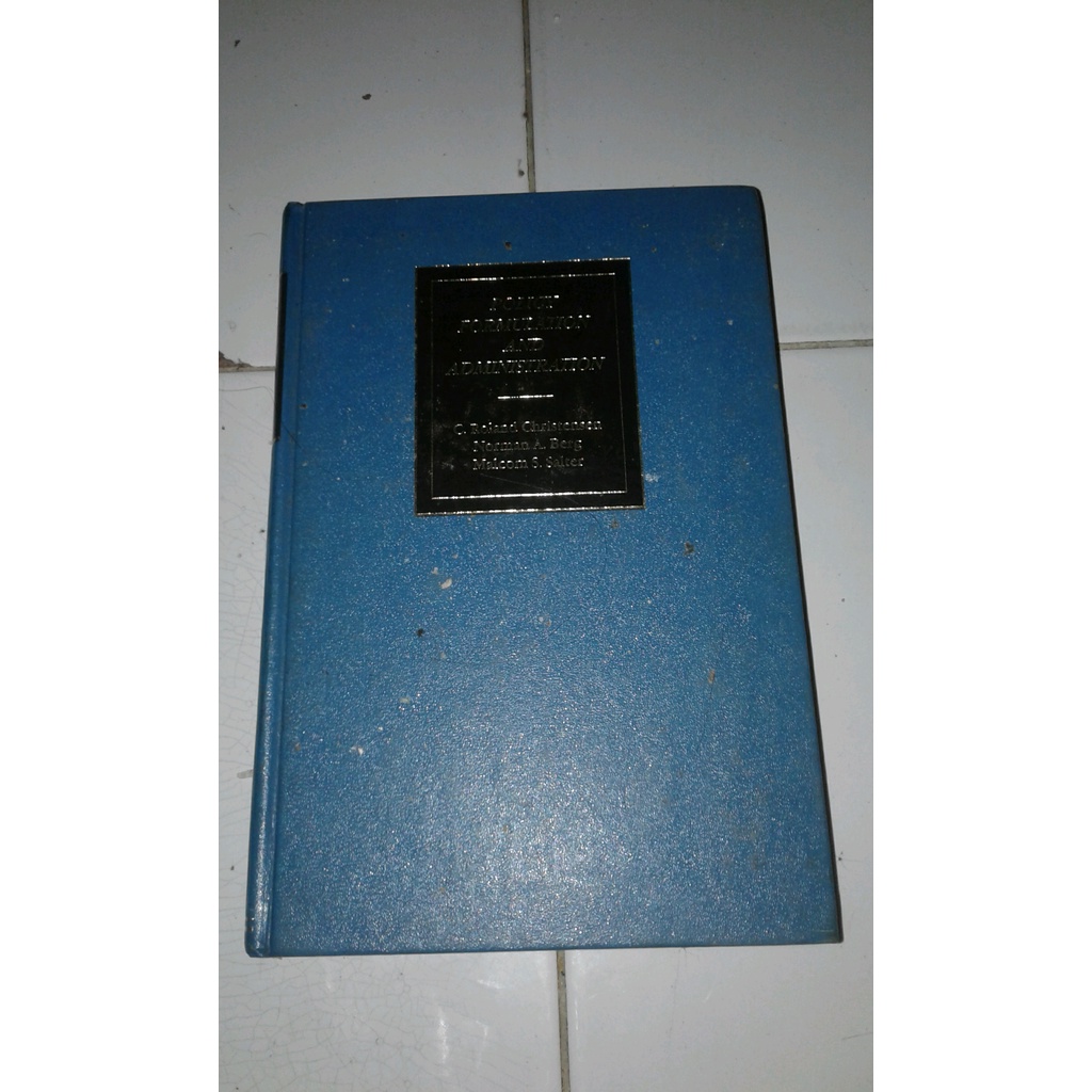 

ORIGINAL Policy Formulation And Administration