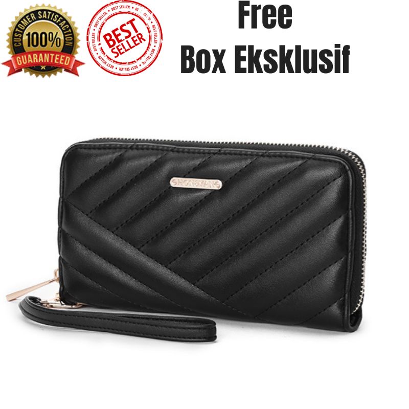 [HONYAN] Dompet Wanita Panjang Branded Import Terbaru Cewek Original Long Wallet Long Walet