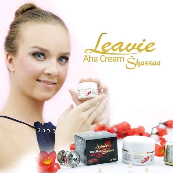 Order Langsung Leavie AHA Cream Shazzaa