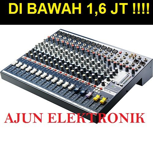 audio mixer soundcraft efx 12/efx12 12 channel