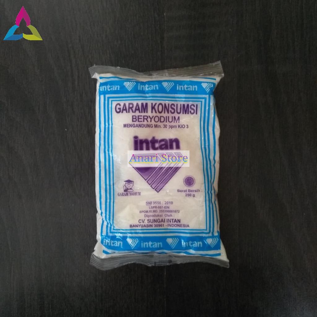 

INTAN Garam Dapur Meja Yodium Kristal Halus 250g 250 g gram