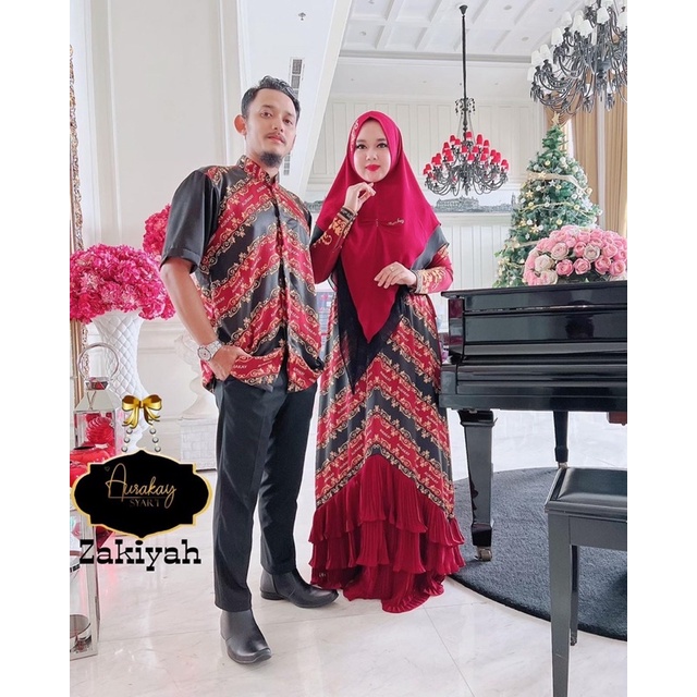 Set Zakiyah couple Zumaroh By Aurakay