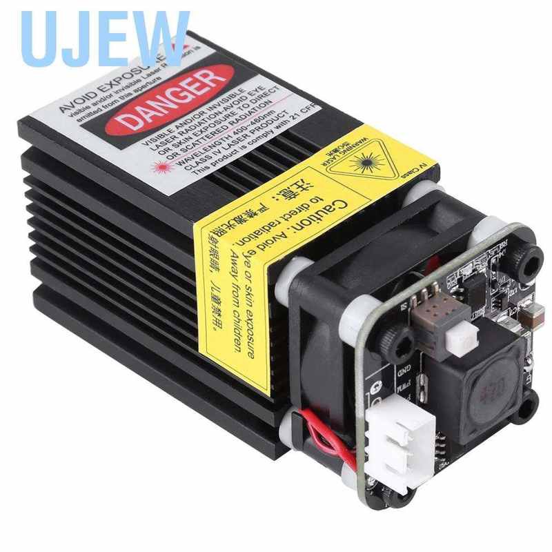 Ujew 2 5w 2500mw 445nm Blue Laser Module With Heatsink Engraver Machine Diy Us Shopee Indonesia