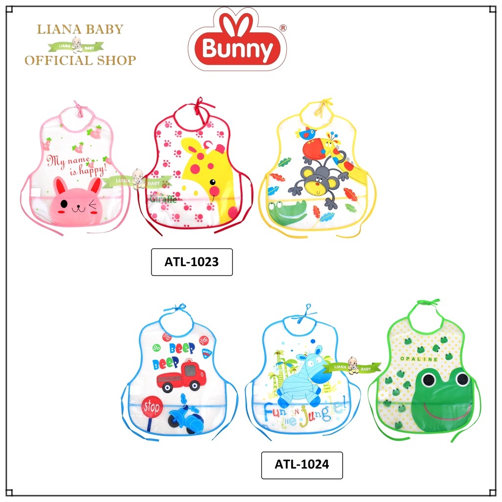 SLB24 LUSTY BUNNY SLABER BIB WITH ROPE/TALI CELEMEK MAKAN BAYI ATL1023/ ATL1024