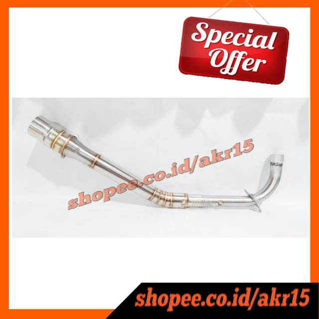 Pipa /leher knalpot Jupiter z road race a underbon ngaceng jengat