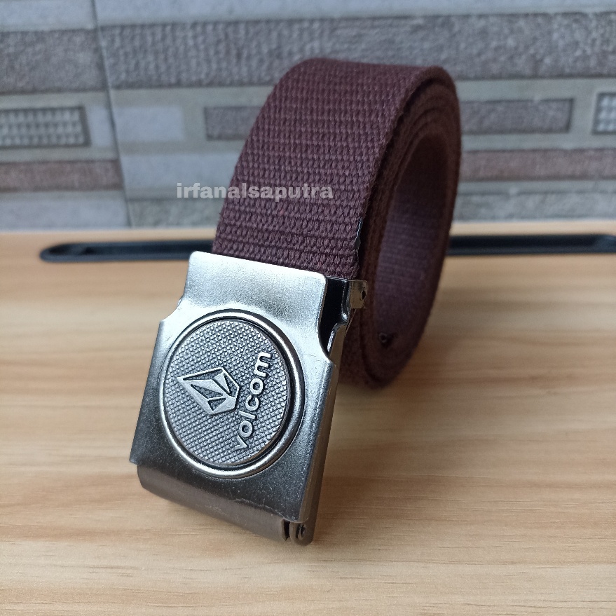 Ikat pinggang Pria katun Kanvas Gesper Men Belt S050