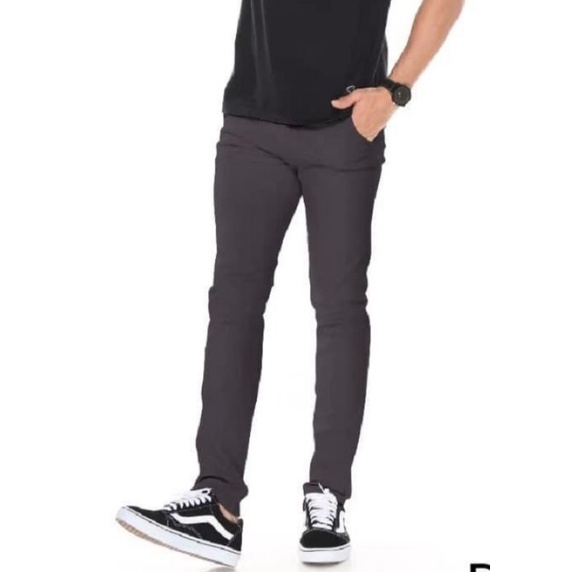 celana Chino panjang pria slimfit/ full acc best Quality