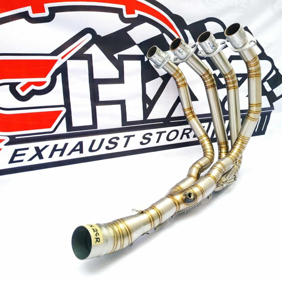 Jual Pipa Header Knalpot Racing Untuk Motor Kawasaki ZX 25R Full Stainless