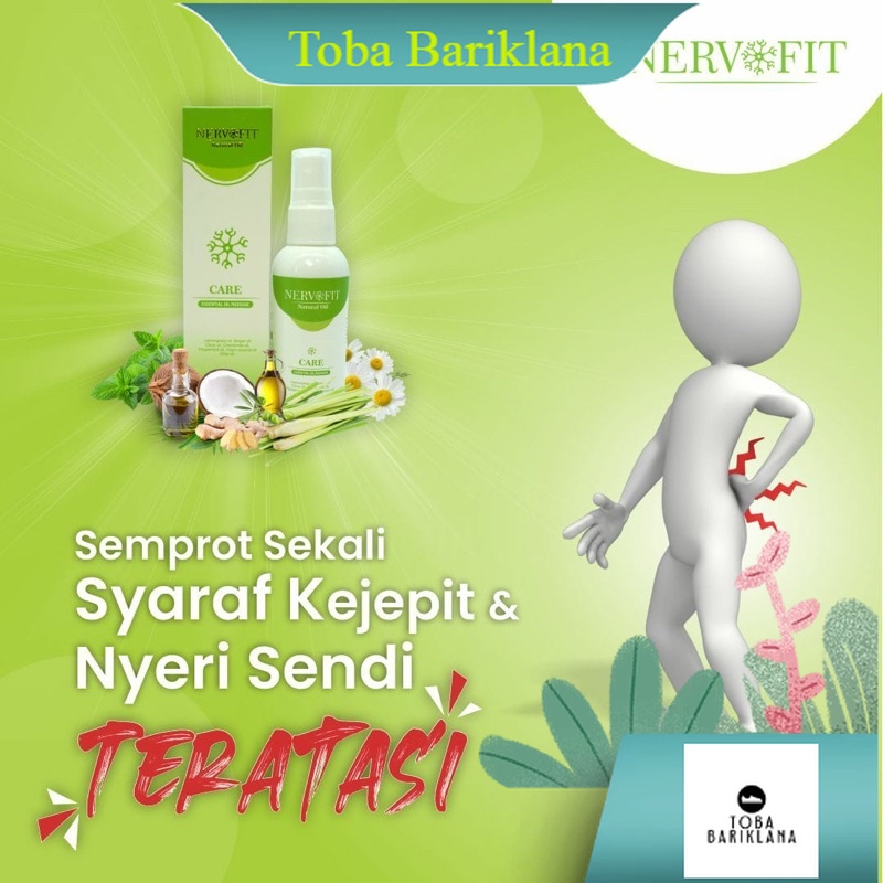 NERVOFIT OBAT SYARAF KECEPIT & NYERI SENDI SPRAY ORIGINAL