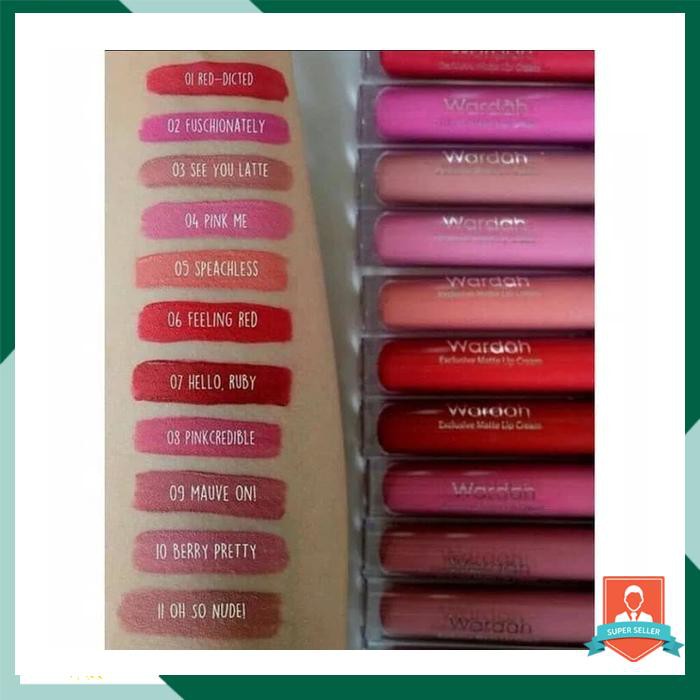 WARDAH EXCLUSIVE LIP CREAM /WARDAH MATTE LIP CREAM