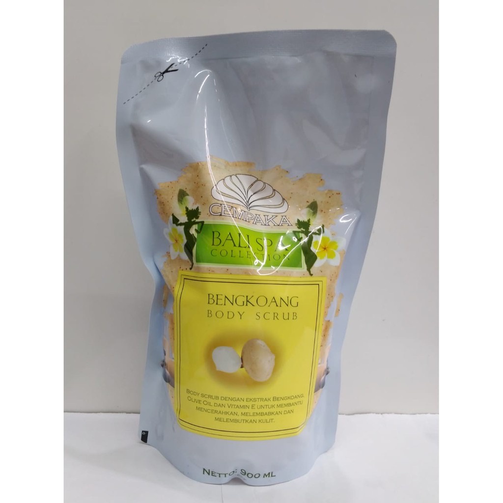 (COD)Cempaka Bali Spa Body Scrub Refill 900gr