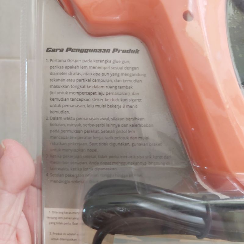 Alat Lem Tembak / Glue Gun Gluegun Gluestik SWITCH ON OFF - BLACKFOOT 60WATT 60W BESAR