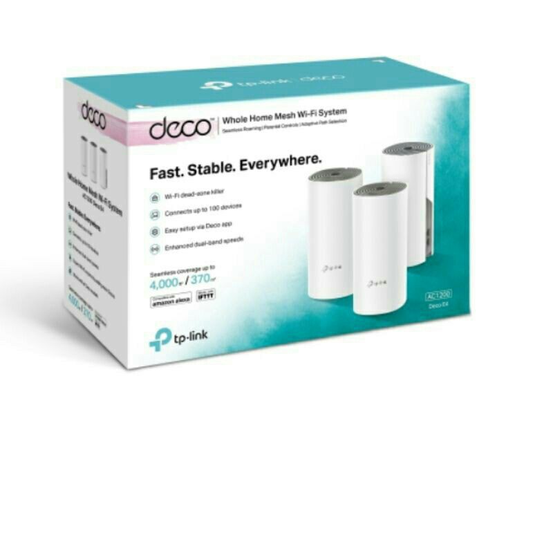 TP-LINK Deco E4 Home Mesh Wi-Fi System 3Pack AC1200