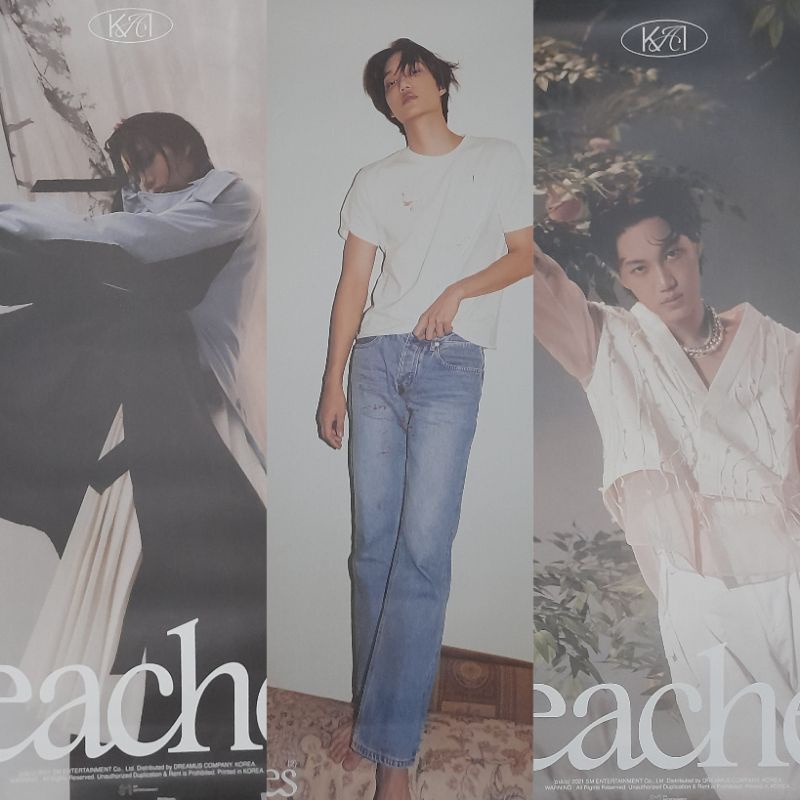 Official Rolled Poster Album Kai Peaches / Kisses ver | EXO Photobook Pb