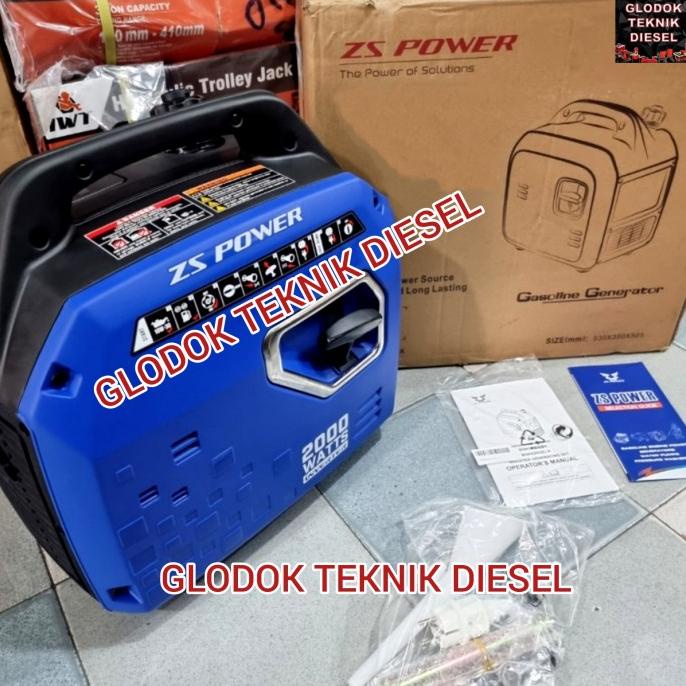 Genset Silent 1 Phase Zs Power Bqh2000-A 1700 Watt Inverter Silent