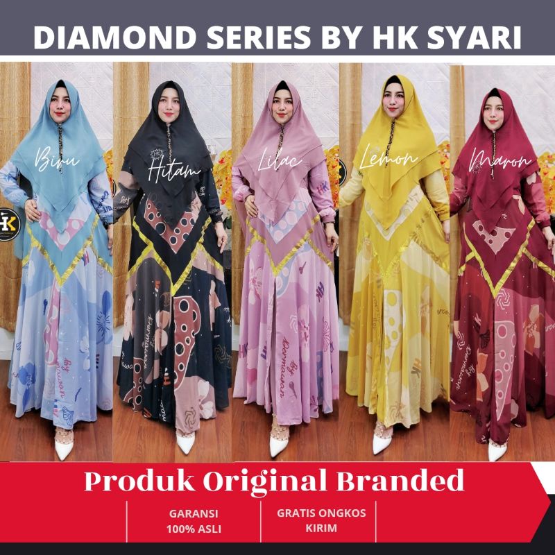 HK SYARI DIAMOND GAMIS SYARI ORIGINAL HK SYARI BY DARMAWAN