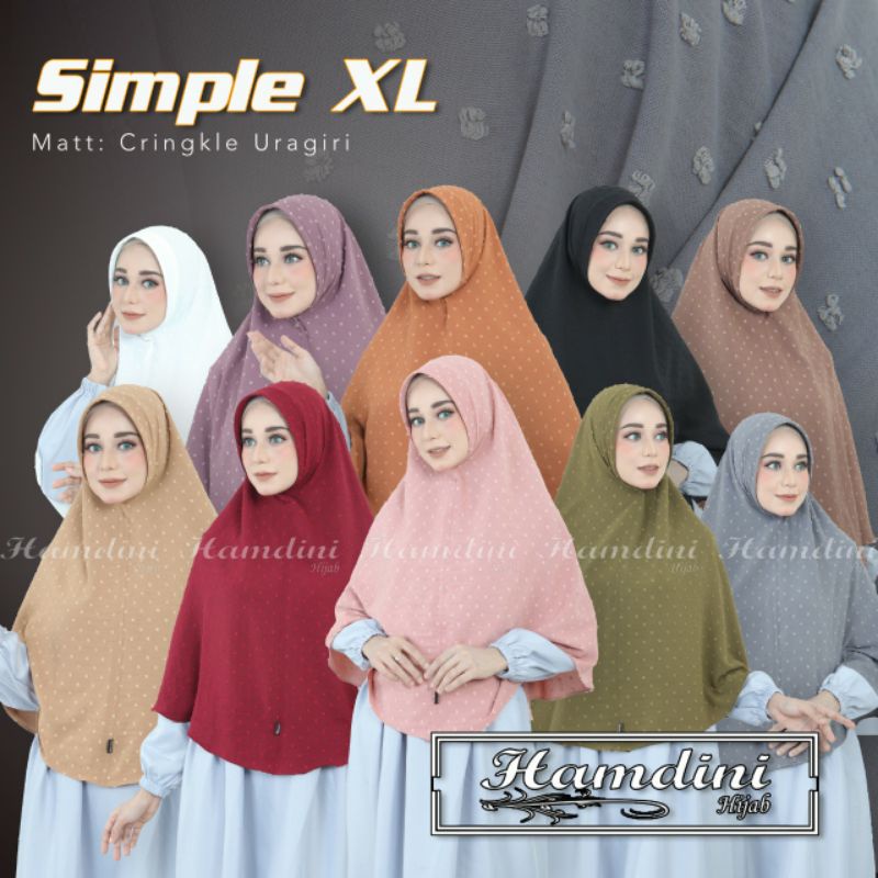 HAMDINI SIMPEL HIJAB UKURAN XL