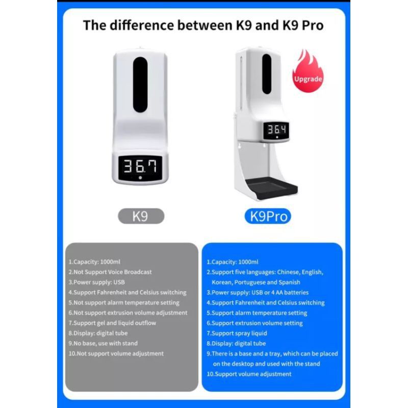 K9 PRO Thermometer Readystock
