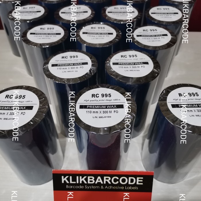 

PITA RIBBON BARCODE ARGOX CP 2140 - CP 2140M - CP 2240 - 110X300 - WAX - RC995