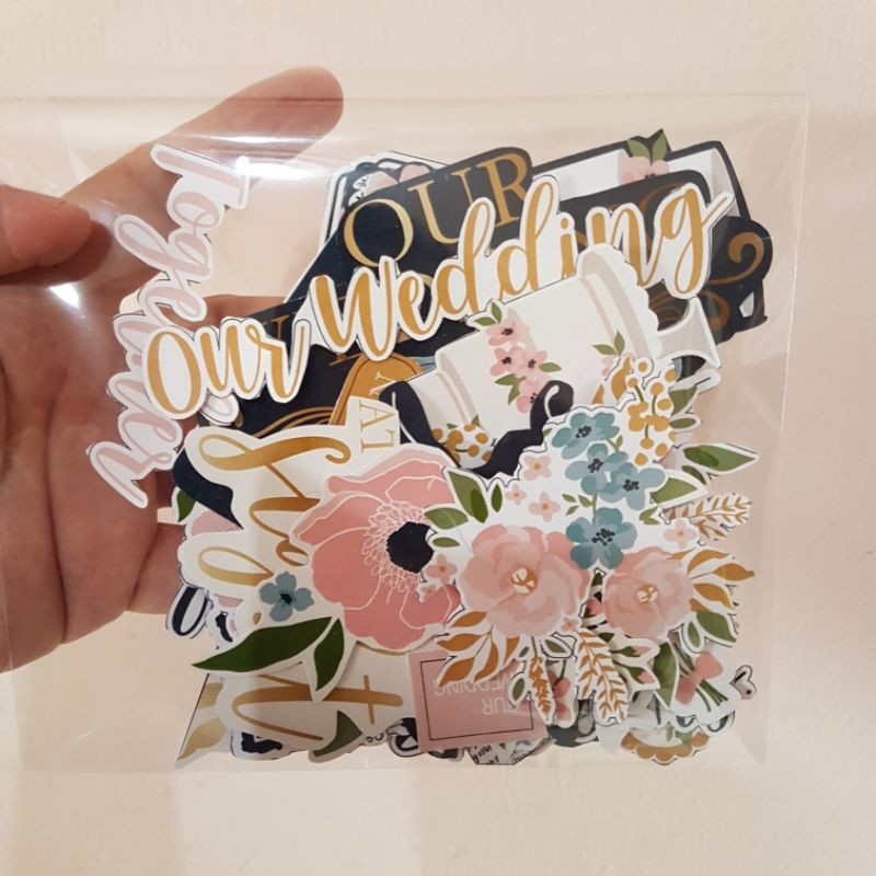 

Die Cut Scrapbook "Our Wedding