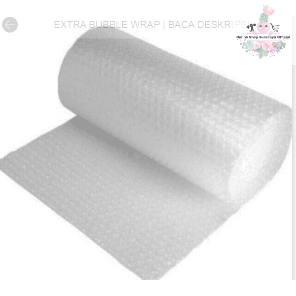 

Tambahan Bubble Wrap agar lebih aman