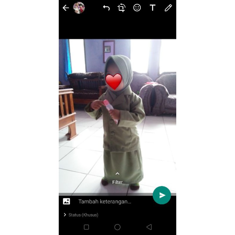 baju psk persit anak