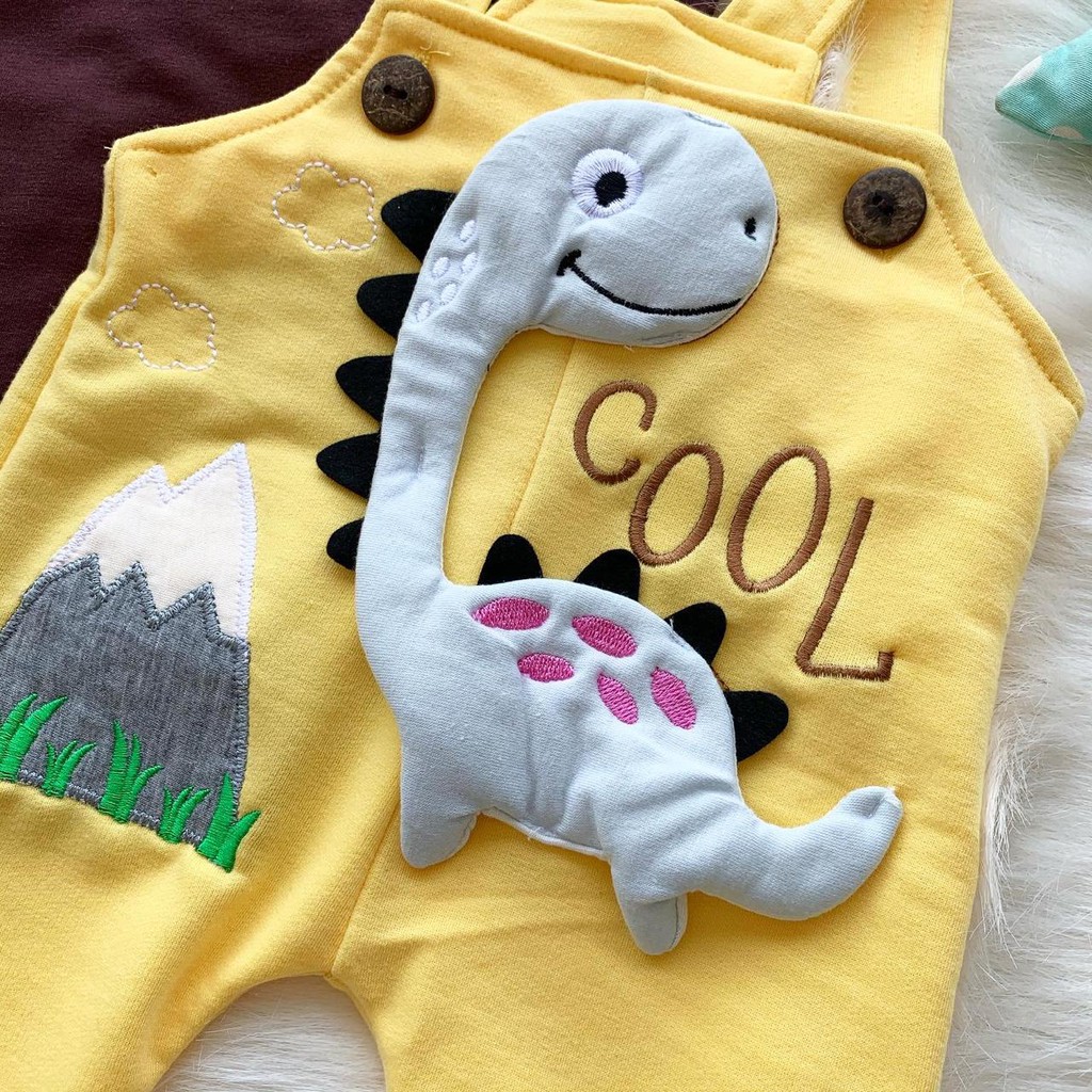 RENKIDSWEAr setelan overall baju kodok 1-2 tahun anak SNI dobby the dino OVERALL overal