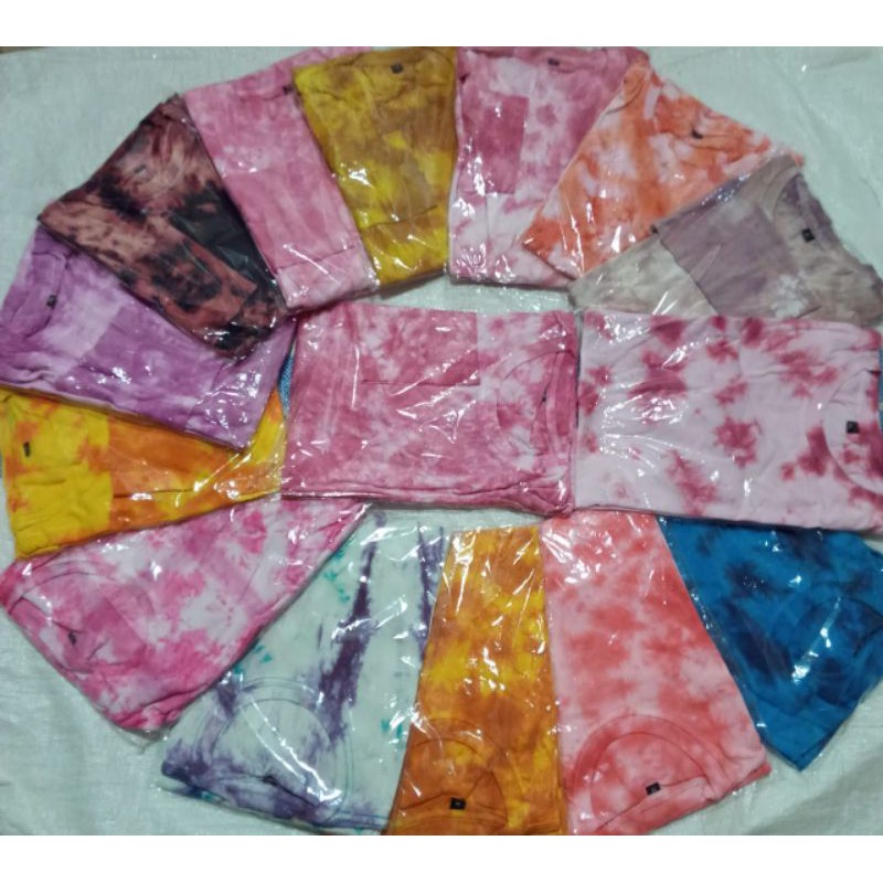 KAOS Tie dye katun COMBED 24S