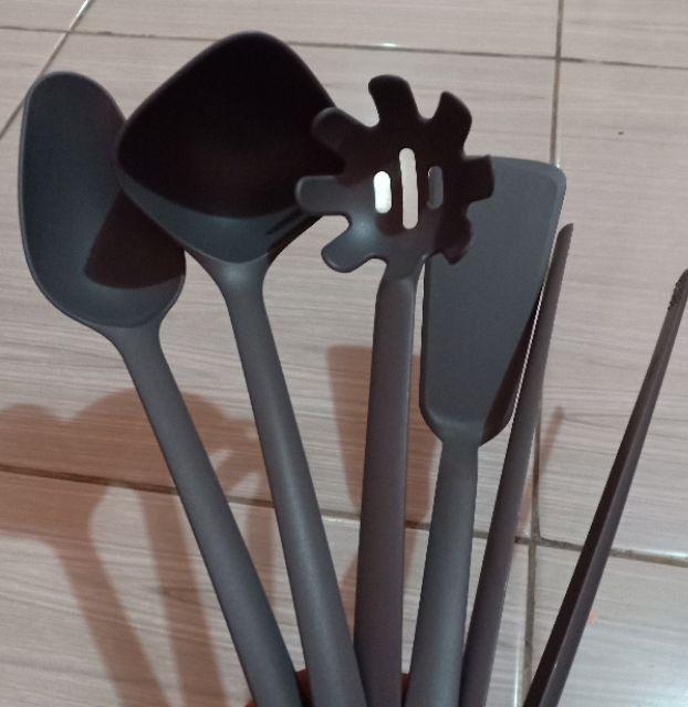 Set Isi 5, Peralatan Untuk Memasak Pasta, Spatula, Sendok Sup, Sendok, Capitan Fu475