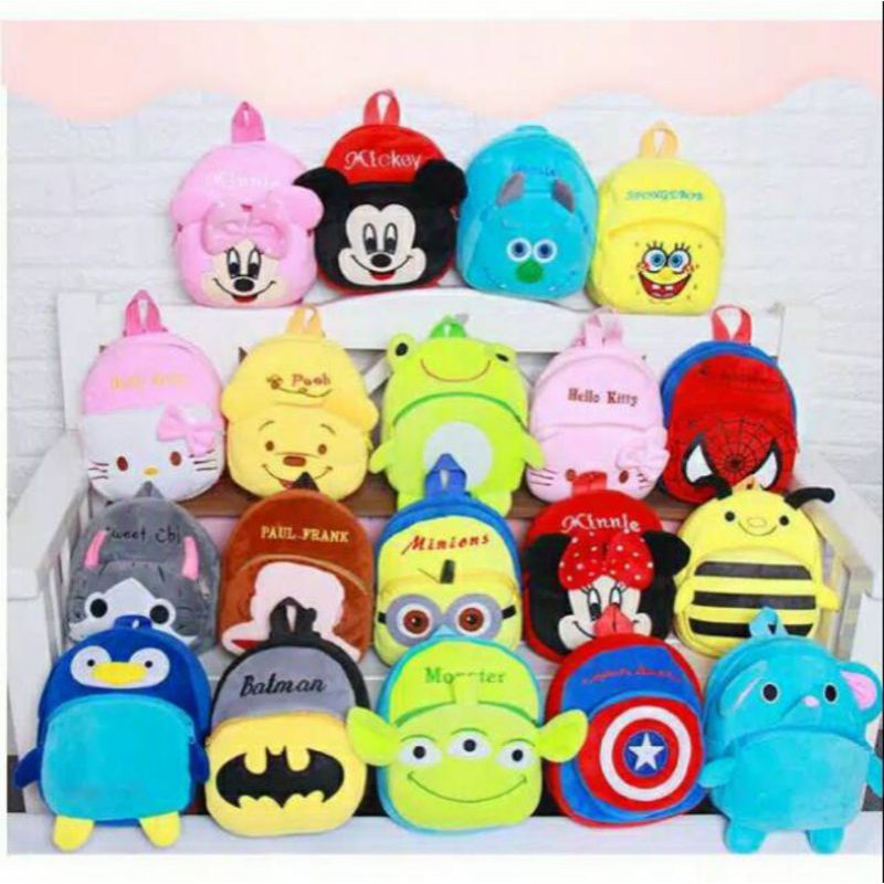 Tas Ransel anak boneka balita paud