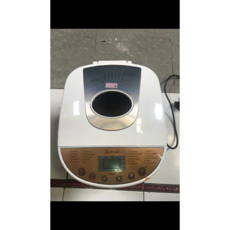 Re Bread Gold RB250C Mesin Roti Otomatis 1000g Kapasitas Besar