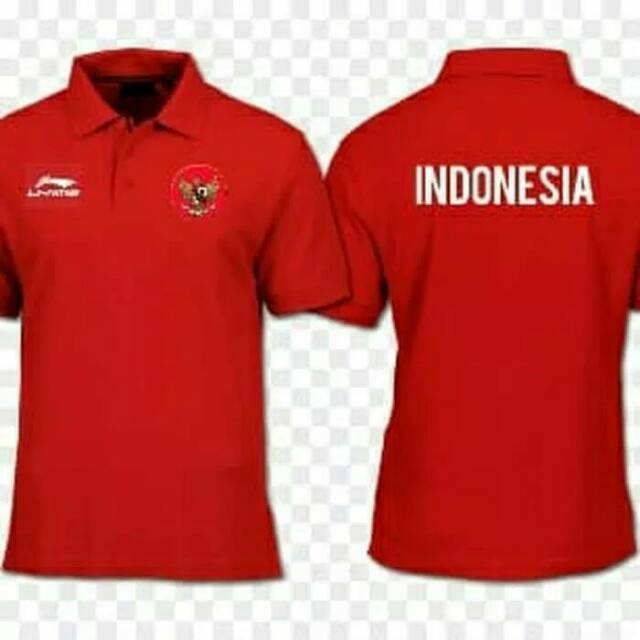 Kaos polo shirt Baju lining obral indonesia timnas indo promo jersey