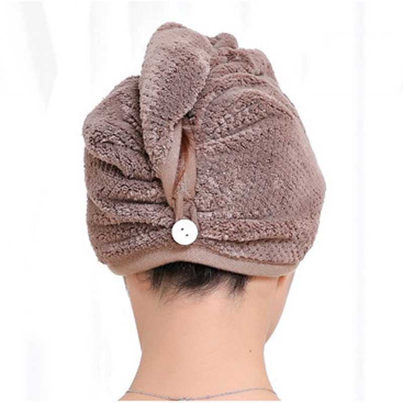 Handuk Pengering Rambut Kepala Hair Wrap Drying Towel