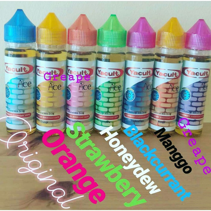 Liquid Yacult Ace Vape Liquid Yakult Ace With Vit C Jam Banyak