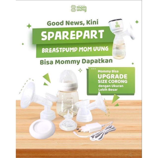 SPAREPART POMPA ASI / Breast Pump Mom Uung Original Suku Cadangan Asli Pompa Momuung Samarinda Balikpapan smd