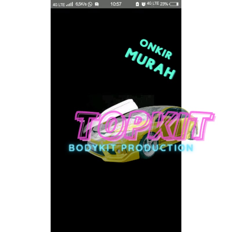 MURAH BODYKIT belakang add on kiri kanan lancer evo 3 bahan duraflex berkualitas dan tebal
