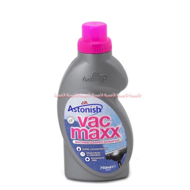 Astonish Vac Max Machine Carpet Shampoo 750ml Cairan Pembersih Karpet Untuk Vacum Cleaner Astonis Vac Macx