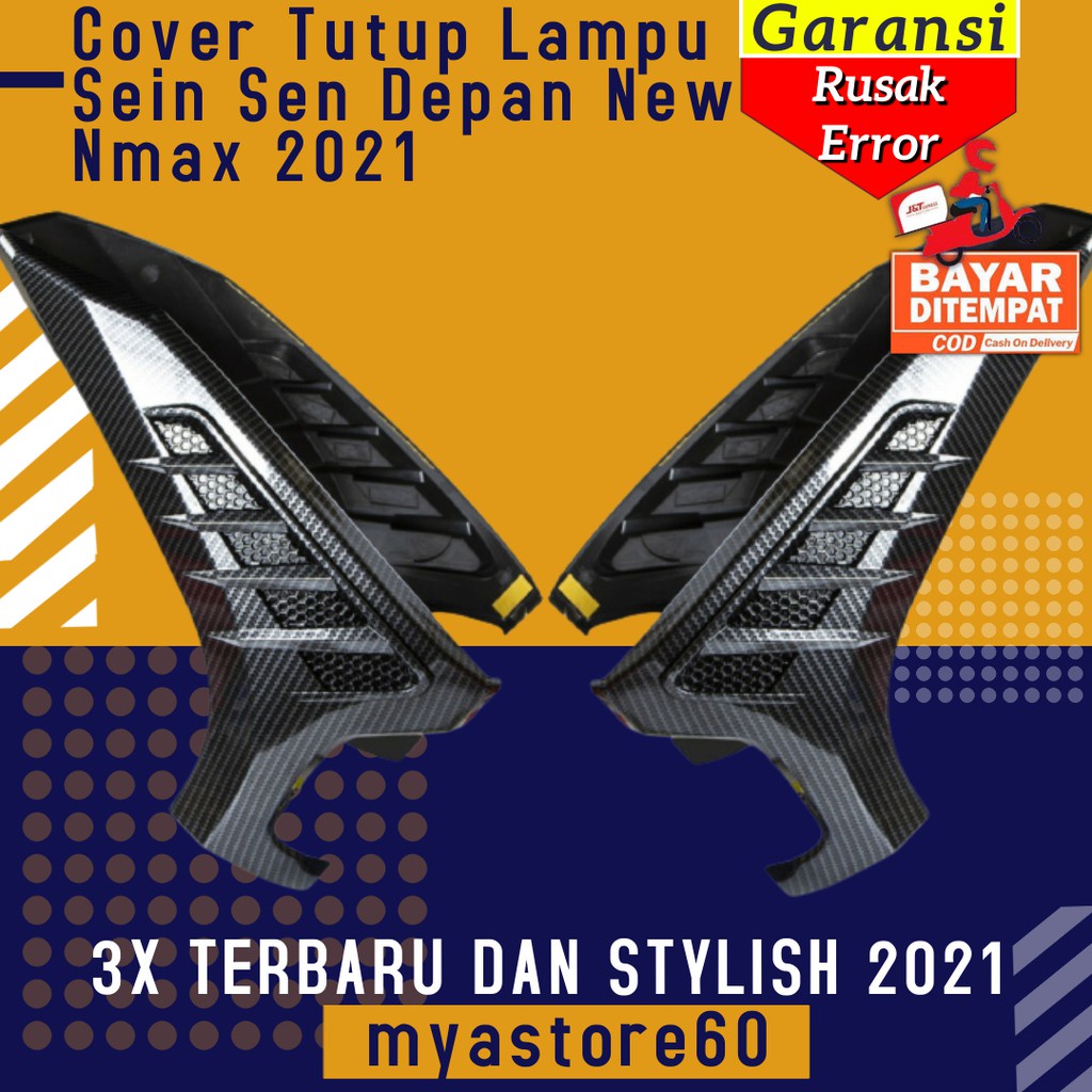 COVER SEN DEPAN CARBON NMAX 2020 2021 PART. SEN DEPAN