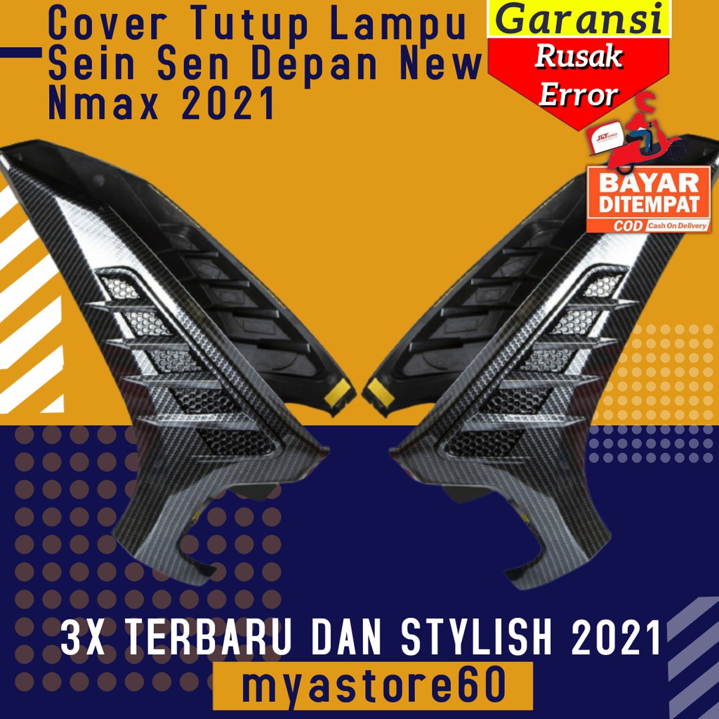 COVER SEN DEPAN CARBON NMAX 2020 2021 PART. SEN DEPAN