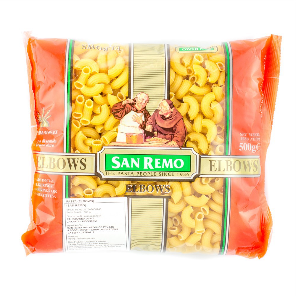 

San Remo Elbows No.35 500gr Pak