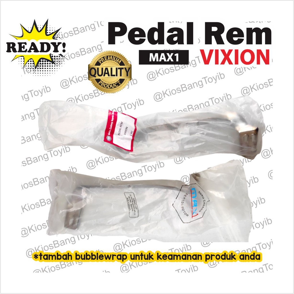 Tuas Pedal Rem Kaki Belakang Yamaha Vixion Old New  Chrome Tebal (MAX1)