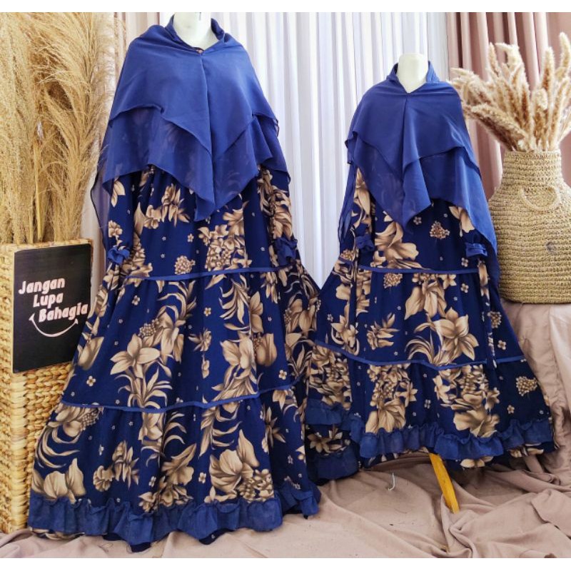 Gamis couple ibu dan anak Terbaru 2021 cs45