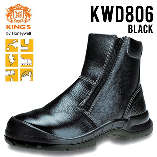Kings KWD 806X Sepatu Safety Shoes King's KWD806 Black Hitam Original