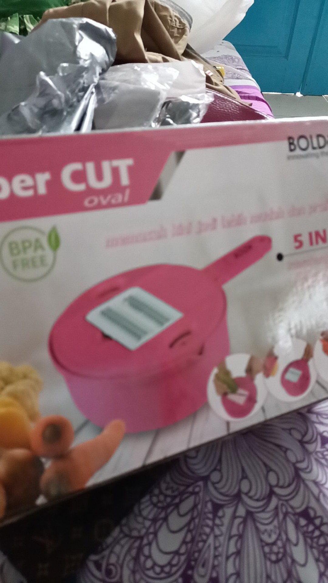 Bolde Super Cut Oval - Pemotong Kentang Sayuran - Alat Potong Pengiris Sayur Chopper Slicer Dicer